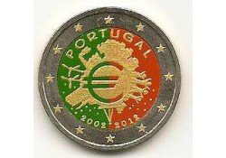 2 Euro Portugal 2012 10 Jaar Euro Gekleurd 154/3